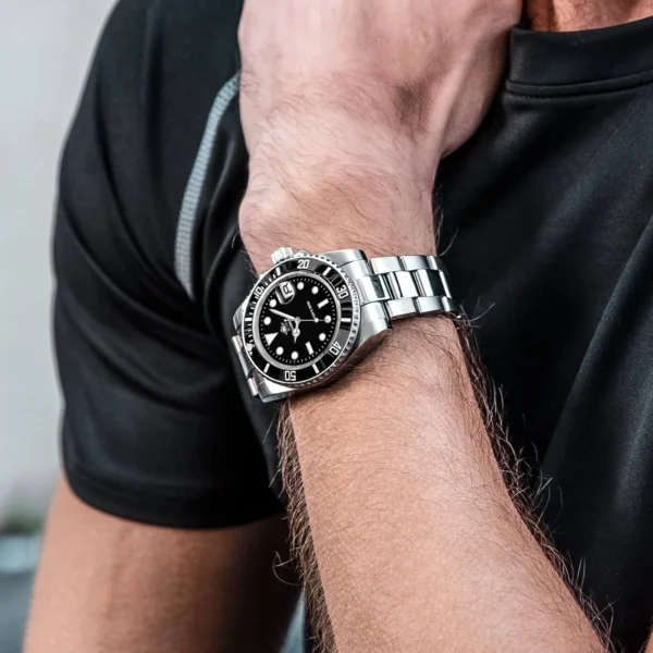 Addiesdive Black Dial Diver's Watch 200M H3QZ (Submariner homeage) - Image 5