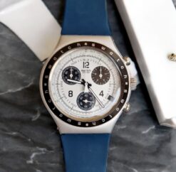 Swatch Irony Men Panda Dial Chronograph Watch