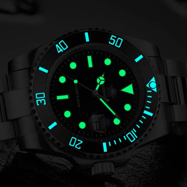 Addiesdive Blue Dial Diver's Watch 200M H3QZ (Submariner homeage) - Image 2