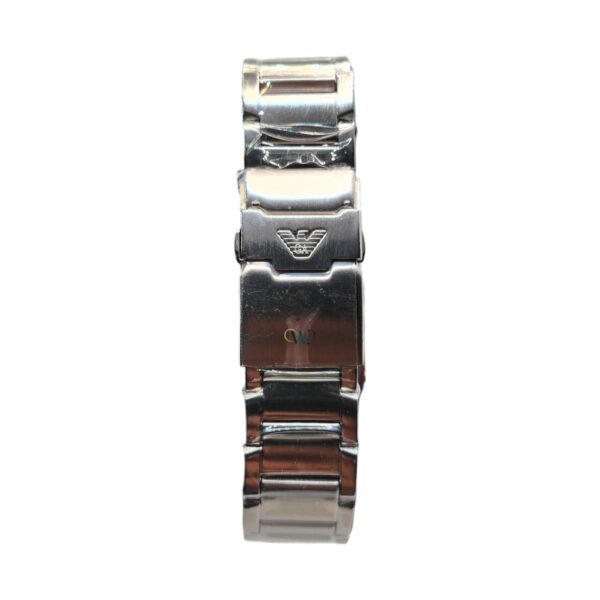 Emporio Armani Diver Silver Stainless Steel Blue Dial Quartz Watch AR 11339 - Image 5