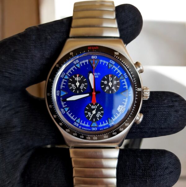 Swatch Irony Chronograph Blue Dial Watch