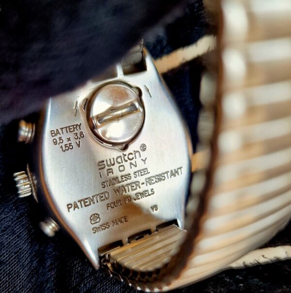 Swatch Irony Chronograph Blue Dial Watch - Image 2