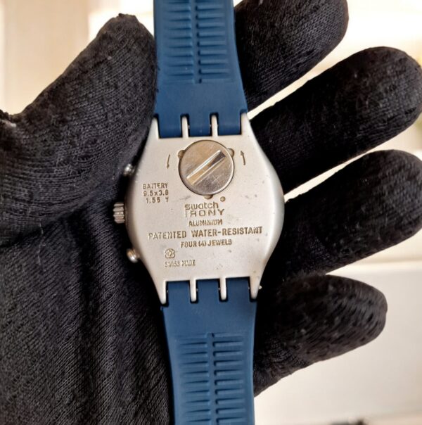 Swatch Irony Men Panda Dial Chronograph Watch - Image 2