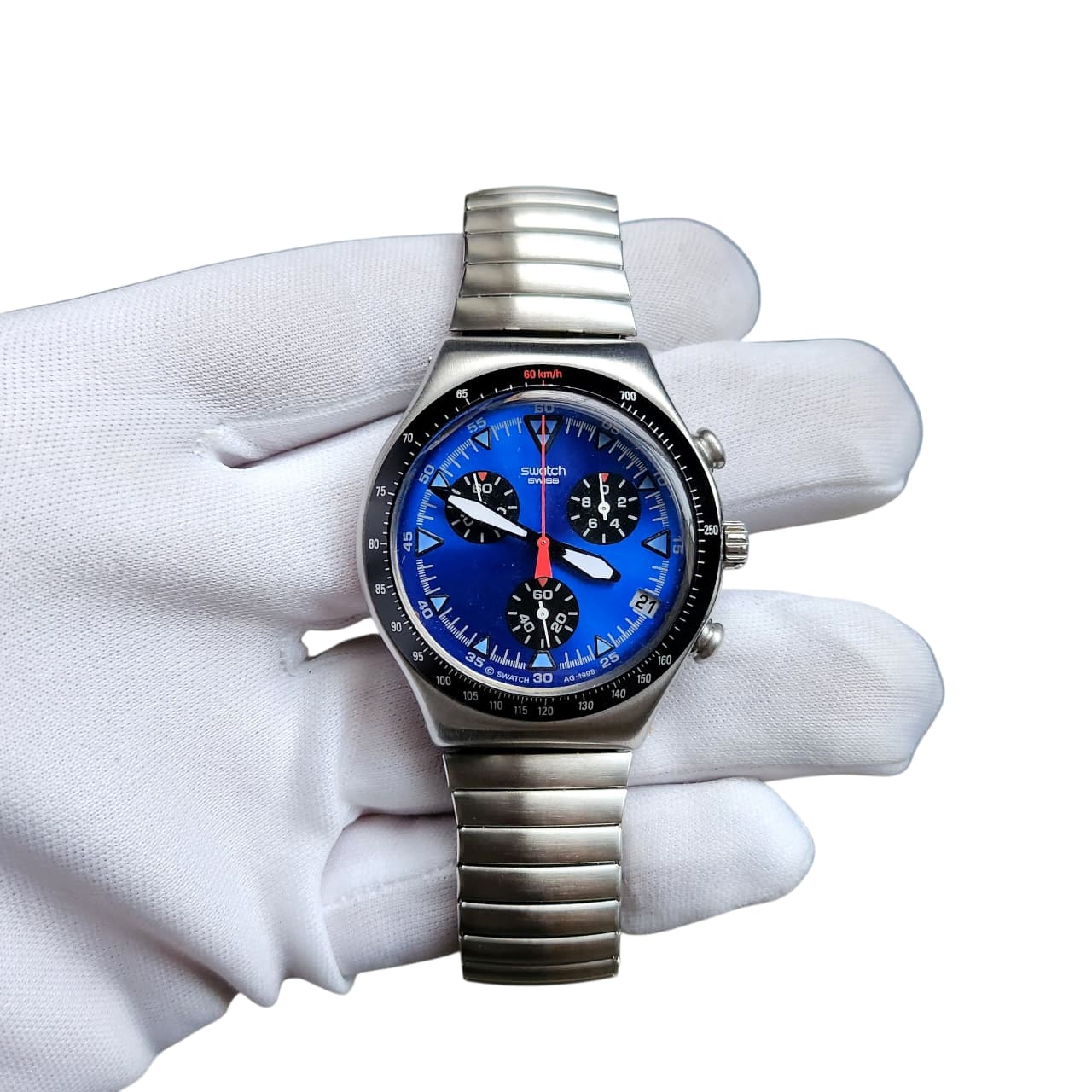 Swatch Irony Chronograph Blue Dial Watch