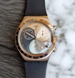Swatch Irony Diaphane Men's Chronograph Watch Second Needle Issue