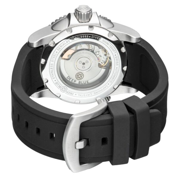 JUGGERNAUT 5 40MM SWISS AUTOMATIC DIVER BLACK CERAMIC BEZEL - RED JASPER DIAL - Image 3