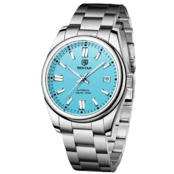 Benyar BY-5185M Tiffany Blue Seagull ST6 Movement Automatic Watch