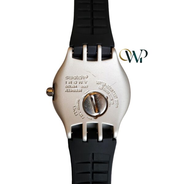 Swatch Diver Men's Orange Dial Watch - Image 2