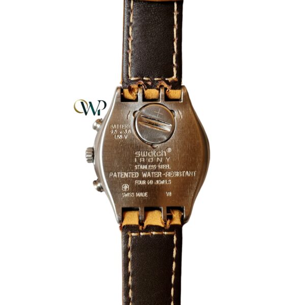 Swatch Grey Dial Black Sub-Dials Watch - Image 3