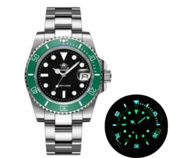 Addiesdive Green Bezel Diver's Watch 200M H3QZ (Starbucks homeage)