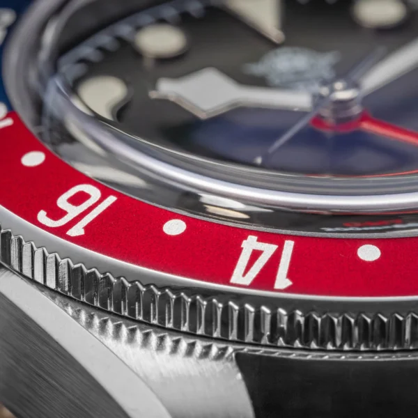 Addiesdive Swiss Ronda 515-24H AD2044 Pepsi Bezel GMT Black Dial Watch - Image 11