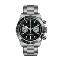 Pagani Design PD1718 Reverse Panda Dial Silver Sub-Dials Chronograph Watch