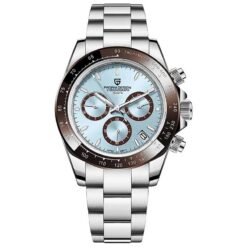 Pagani Design PD1644 Ice Blue Dial Chocolate Sub-Dials Men’s Chronograph Watch