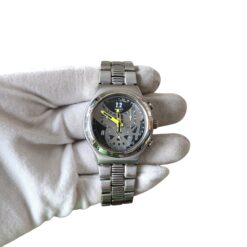 Swatch Irony Grey Dial On Chain Men's Chronograph Watch