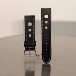 Genuine Leather Rally Style Strap 24mm