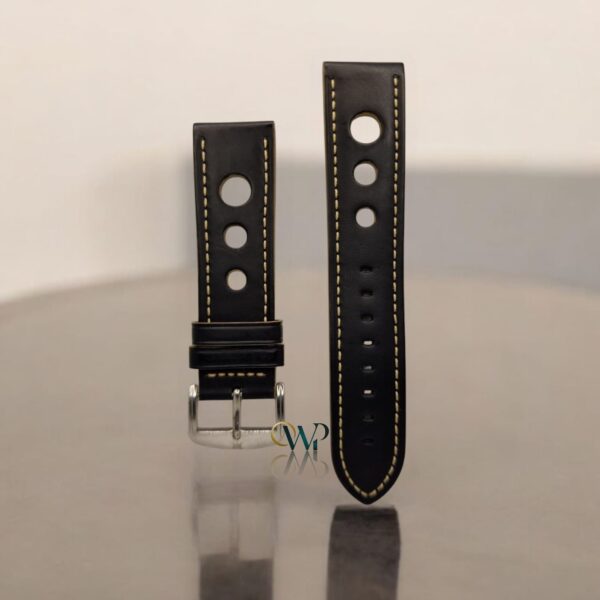 Genuine Leather Rally Style Strap 24mm