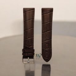 Hirsch Dark Brown Equal Sides Leather Strap 22mm