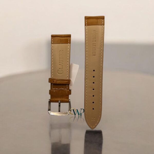 Glauber Tan Brown Leather Strap 22mm - Image 2