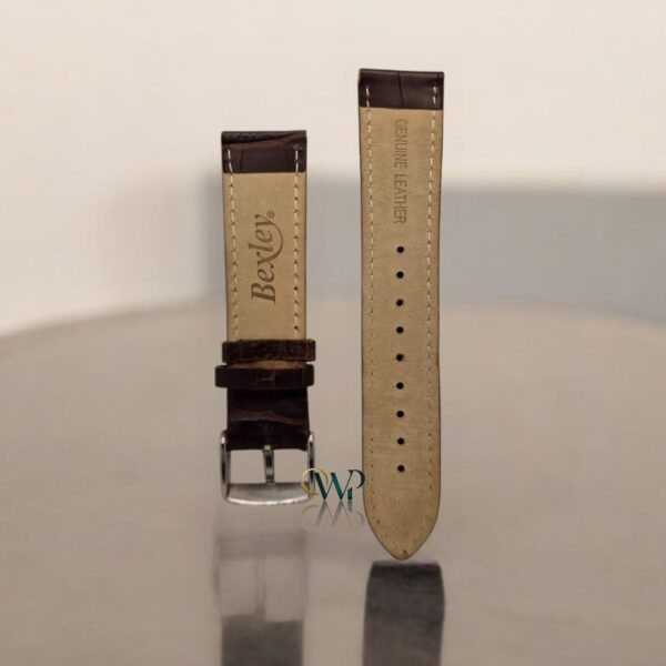 Bexley Dark Brown Leather Strap 22mm - Image 2