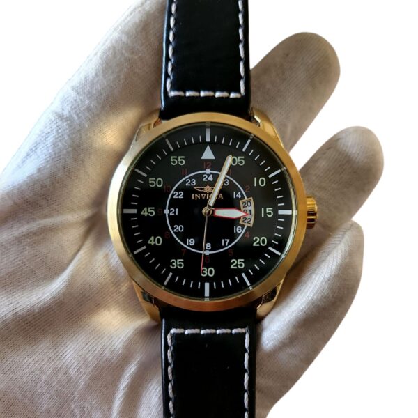 Invicta Force Pilot Black Dial Aftermarket Strap 19260 Men's Watch - Image 2