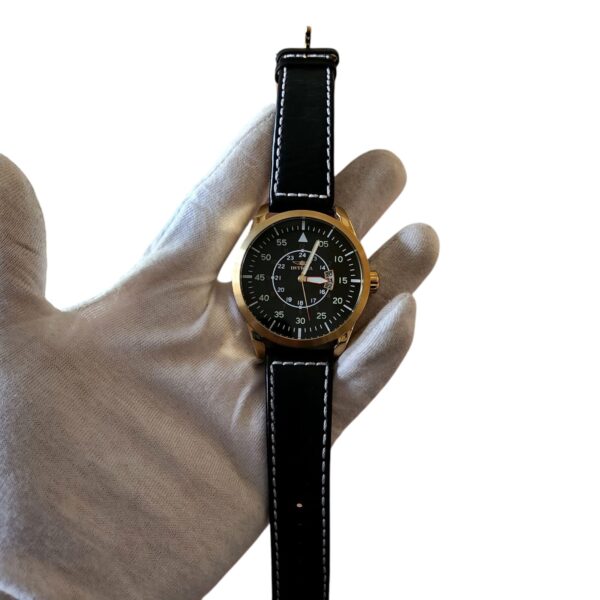 Invicta Force Pilot Black Dial Aftermarket Strap 19260 Men's Watch