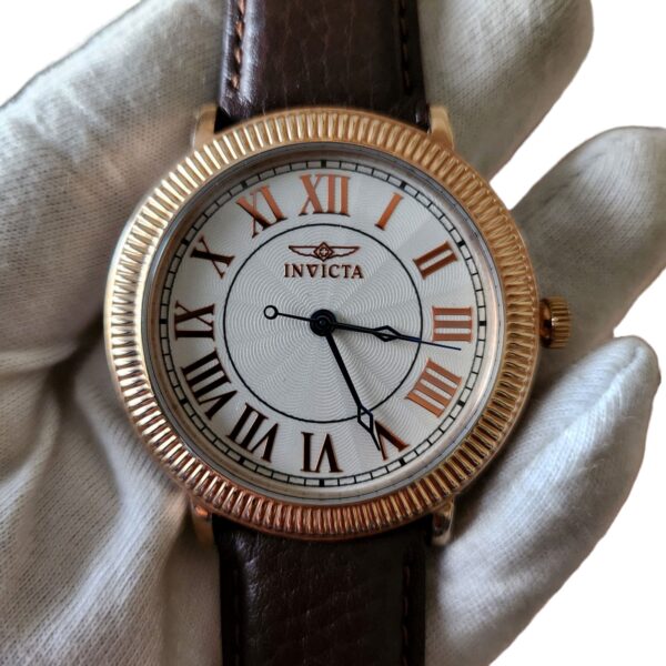 Invicta 14857 Rose Gold Case 43mm Aftermarket Strap Men's Watch - Image 2