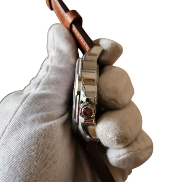 Invicta Specialty Brown Sunray Dial Aftermarket Strap 1904 Men's Watch - Image 3