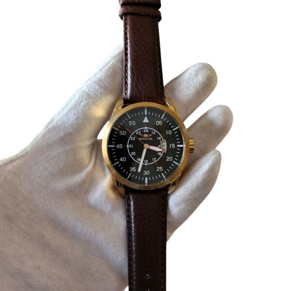 Invicta Force Pilot Black Dial 45mm Aftermarket Strap 19260 Men's Watch