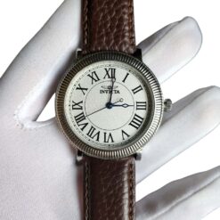 Invicta White Dial Aftermarket Strap 43mm 14857 Men's Watch