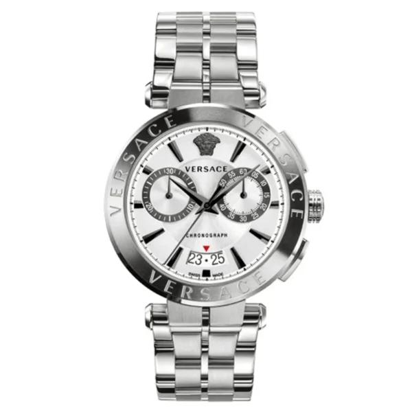 Versace Men's Chronograph Watch Aion Silver VE1D00319
