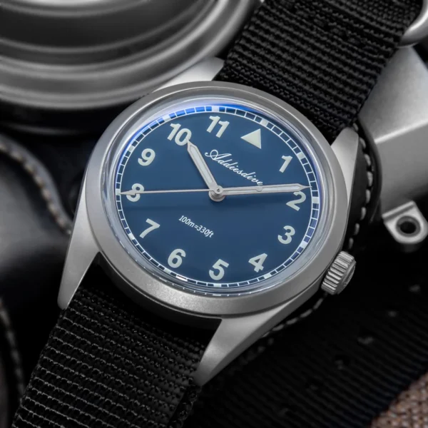 Addiesdive AD2079 Retro Pilot Field VH31 Blue Dial Watch - Image 4