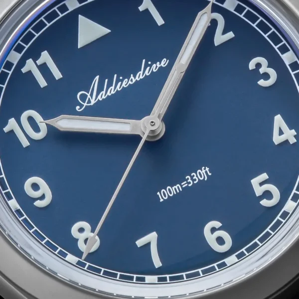Addiesdive AD2079 Retro Pilot Field VH31 Blue Dial Watch - Image 5