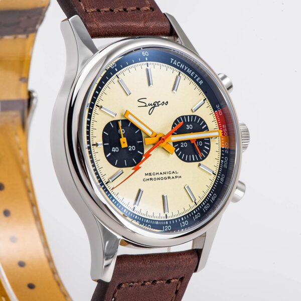 Sugess Panda ST1901 Swanneck Manual Hand Winding Chronograph - Image 4