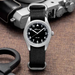 Addiesdive AD2079 Retro Pilot Field VH31 Black Dial Watch