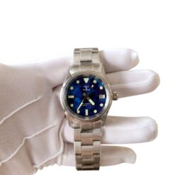 Tandorio NH35 Automatic Blue Pearl Dial Watch