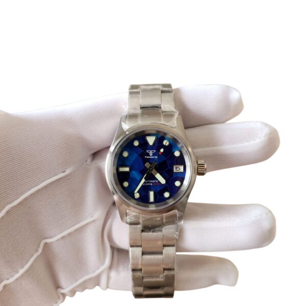 Tandorio NH35 Automatic Blue Pearl Dial Watch