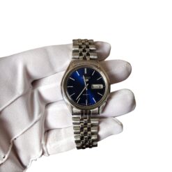 Seiko 5 Navy Blue Sunray Dial Automatic 6309A-5210 1978's Vintage Watch