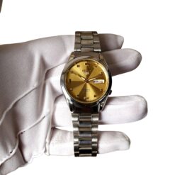 Seiko 5 Golden Patterned Sunray Dial Automatic 7S26B 2009 Watch