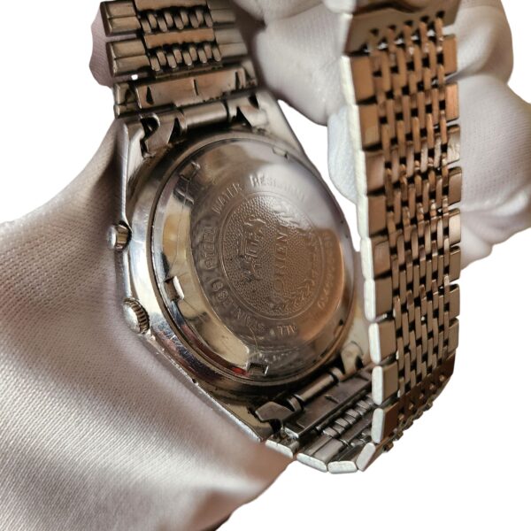 Orient Crystal Grey 37mm Dial 1970's Vintage Watch - Image 5