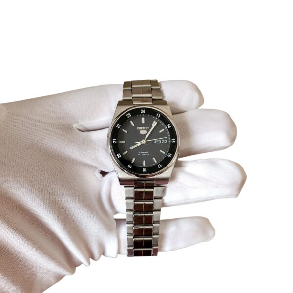 Seiko 5 3N1577 Black Railway 36mm Dial 1970's Vintage Watch - Image 2