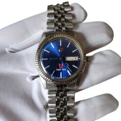 014 Rado Purple Horse MOD Blue Sunray Dial Jubilee 1978 Vintage Watch