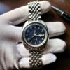 006 Seiko 5 Rare Rice Beads Bracelet Blue Automatic 6309A-8230 1976's Vintage