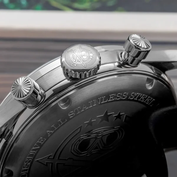 Addiesdive AD2037 Retro Panda 38mm Chronograph Watch - Image 4