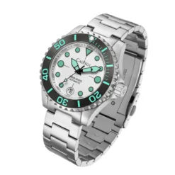 Cadisen C8232M Aqua Diver White Dial 40mm NH35 Mechanical Watch
