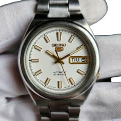 Seiko 5 (Seiko-Nautilus) 7s26B White Dial 36mm 2007 Model Watch