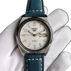 008 Seiko 5 345792 White 38mm 7S26-3040 Dial 1990's Watch
