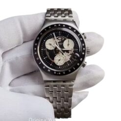 Swatch Black James Bond 007 Limited Edition Men's Chronograph Watch