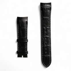 Ferrari Curved End Leather Strap 22mm