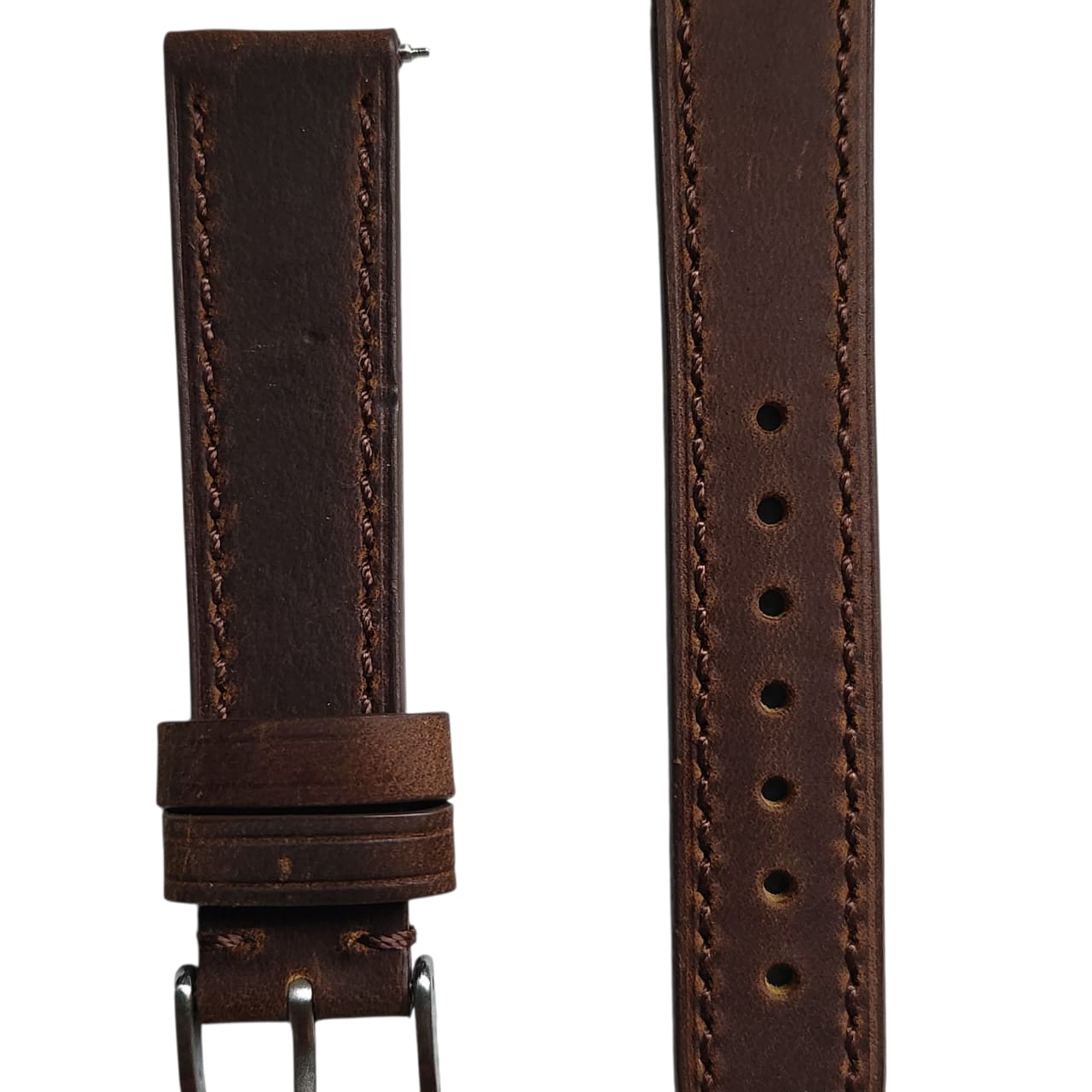 0054 Premium Vegetable Tan Leather Strap 18mm - Image 2