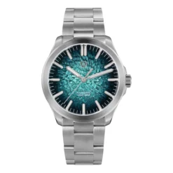 Watchdives WD0005B Ice Crack Limited Edition Gradient Teal Dial NH-35 Watch